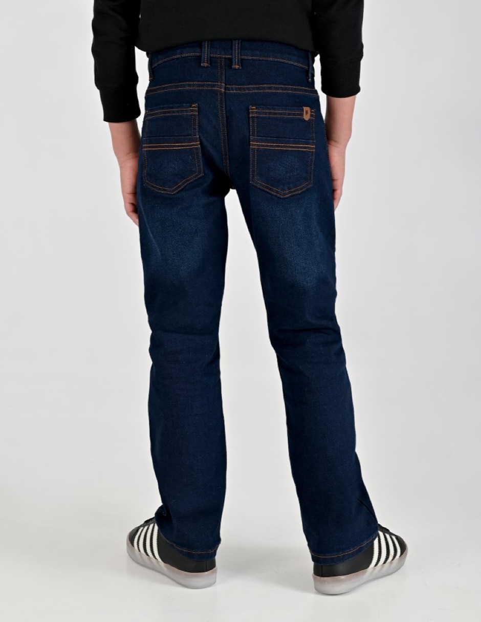 Jeans/Jegging Regular Otoño Invierno 02-1404-2091 lavado Sin lavado para Infantil / Niños grandes Niño 2
