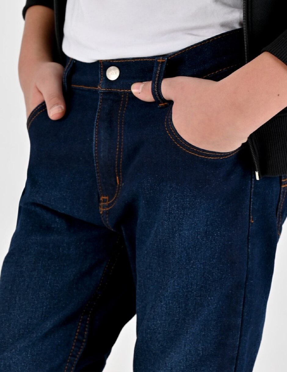 Jeans/Jegging Regular Otoño Invierno 02-1404-2091 lavado Sin lavado para Infantil / Niños grandes Niño 3