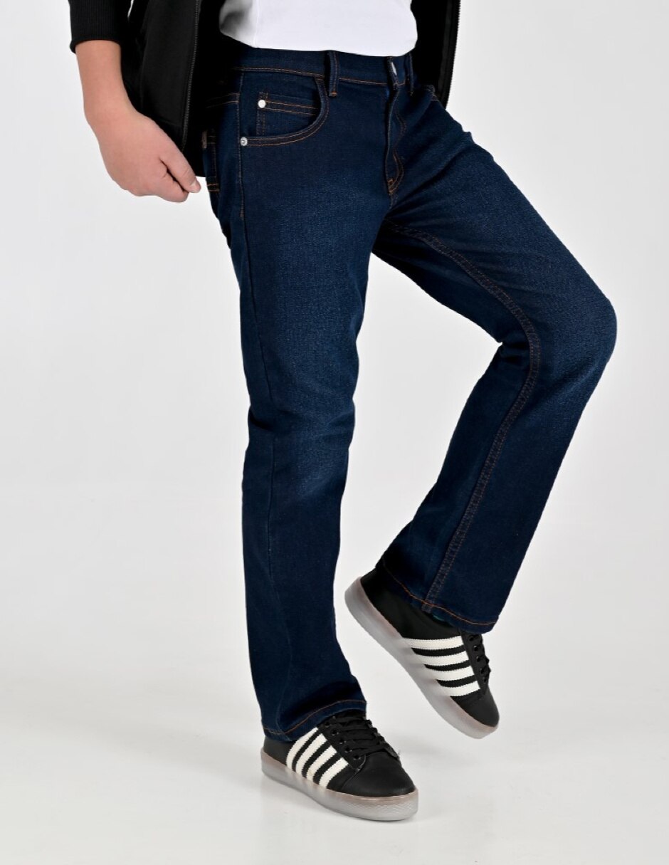 Jeans/Jegging Regular Otoño Invierno 02-1404-2091 lavado Sin lavado para Infantil / Niños grandes Niño 4