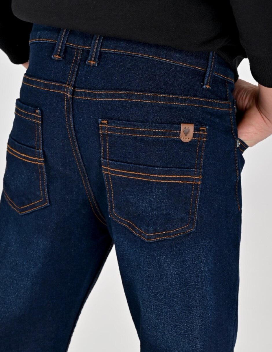 Jeans/Jegging Regular Otoño Invierno 02-1404-2091 lavado Sin lavado para Infantil / Niños grandes Niño 5