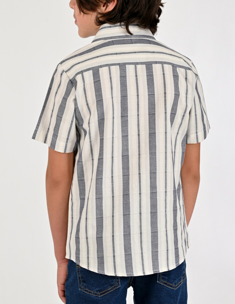 Camisa Casual Otoño Invierno de Algodón manga Corta para Infantil / Niños grandes Niño 2