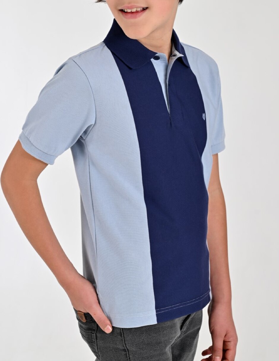 Playera tipo polo / Set playera tipo polo Otoño Invierno de Algodón y poliéster para Infantil / Niños grandes Niño 2