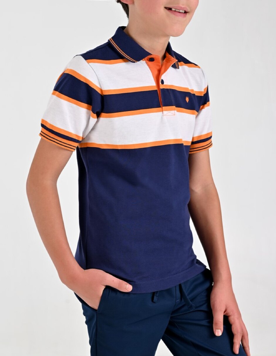 Playera tipo polo / Set playera tipo polo Otoño Invierno de Algodón y poliéster para Infantil / Niños grandes Niño 2