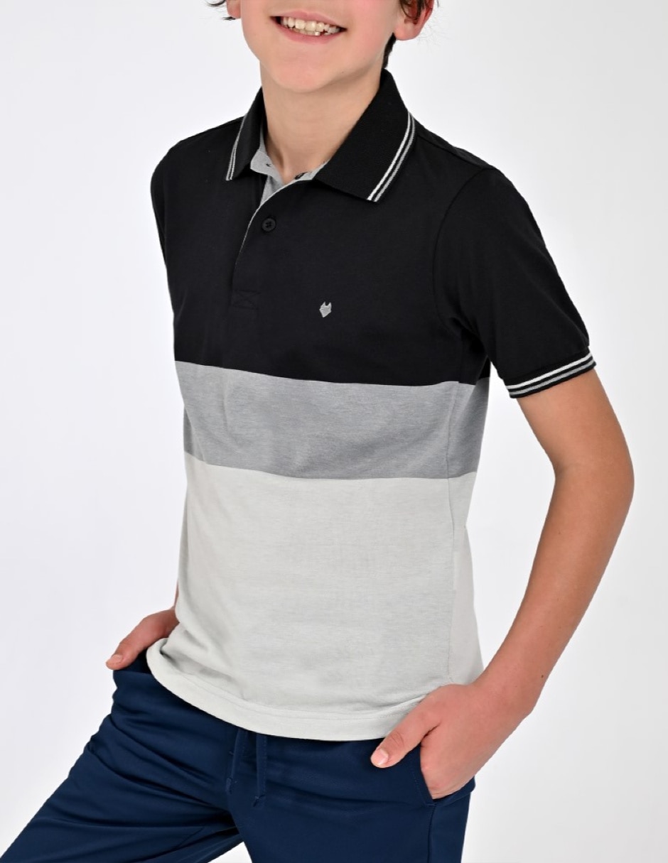 Playera tipo polo / Set playera tipo polo Otoño Invierno de Algodón y poliéster para Infantil / Niños grandes Niño 4