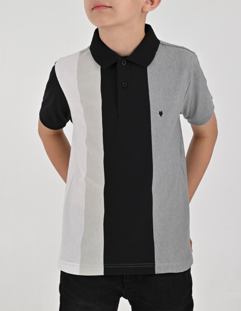 Playera tipo polo / Set playera tipo polo Otoño Invierno de Algodón y poliéster para Infantil / Niños grandes Niño